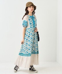 FREAK'S STORE（フリークスストア）の「インドプリントキルティングワンピース（ワンピース）」