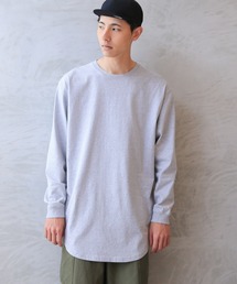 Goodwear グッドウェア 2W7-5504 USAコットン 袖リブ ロング丈 L/S Tシャツ