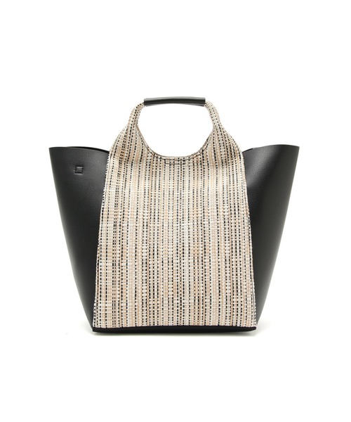 ROPE' PICNIC（ロペピクニック）の「異素材コンビくり手トート＆ショルダーバッグ（ショルダーバッグ・レディース・キナリ/ブラック・FREE）」の11枚目の写真