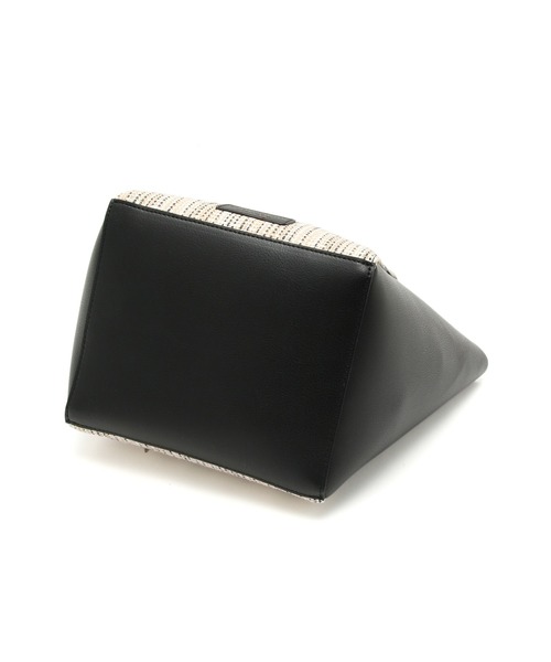 ROPE' PICNIC（ロペピクニック）の「異素材コンビくり手トート＆ショルダーバッグ（ショルダーバッグ・レディース・キナリ/ブラック・FREE）」の9枚目の写真