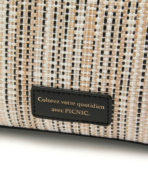 ROPE' PICNIC（ロペピクニック）の「異素材コンビくり手トート＆ショルダーバッグ（ショルダーバッグ・レディース・キナリ/ブラック・FREE）」の15枚目の写真