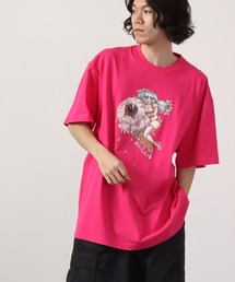 コーチジャケット プリント」に該当するピンク/桃色系のメンズ