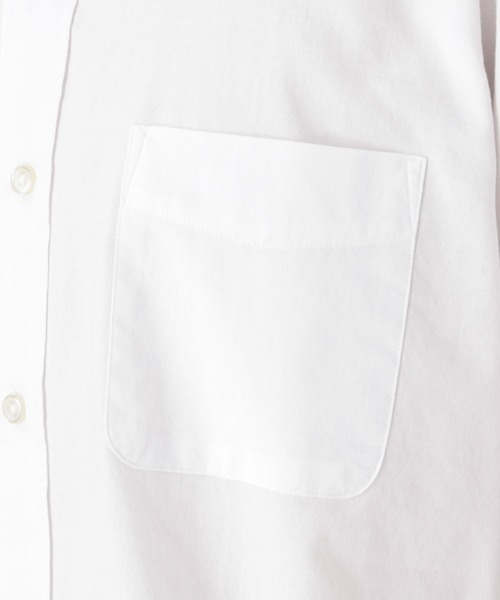 NAVY(ネイビー)の「オックス無地ボタンダウンシャツ(シャツ/ブラウス・メンズ・ホワイト/ピンク/グレー/サックスブルー/イエロー・L/XL/M/S)」の21枚目の写真