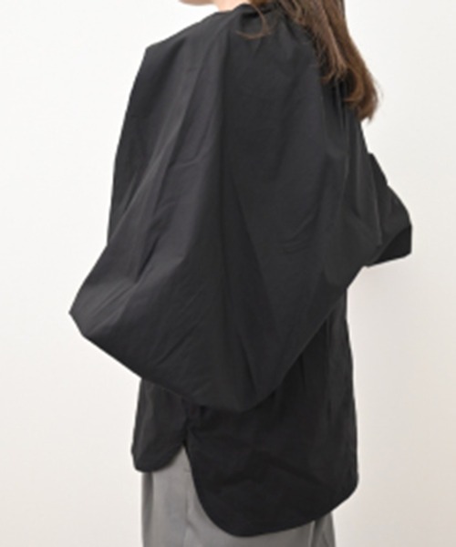 STYLEBLOCK（スタイルブロック）の「ブロードタンク×ボレロセット（シャツ/ブラウス・レディース・ライトブルー/ブラック/ホワイト/ライトベージュ・M）」の8枚目の写真