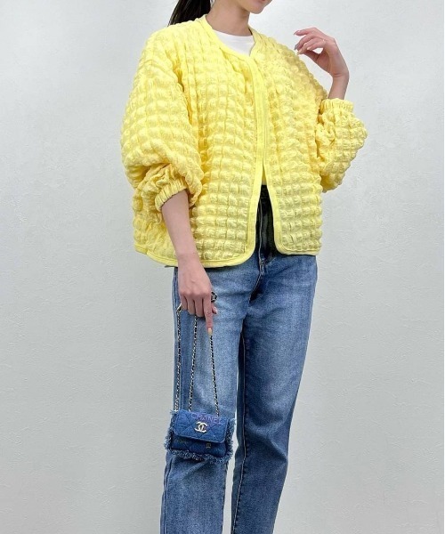 POSY（ポージー）の「大人フェミニン POSY ポージー Popcorn cardigan 