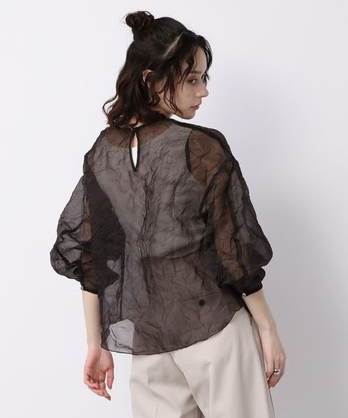 GASA* ガサ ヴィンテージ ダメージ 加工 プルオーバー ブラウス トップス GASA* ガサ ヴィンテージ ダメージ 加工 プルオーバー ブラウス