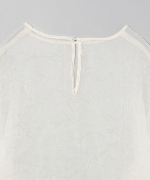 JEANASIS（ジーナシス）の「オーガンジーワッシャープルオーバー/198219（シャツ/ブラウス・レディース・イエロー/オフホワイト/ブラック・FREE）」の19枚目の写真