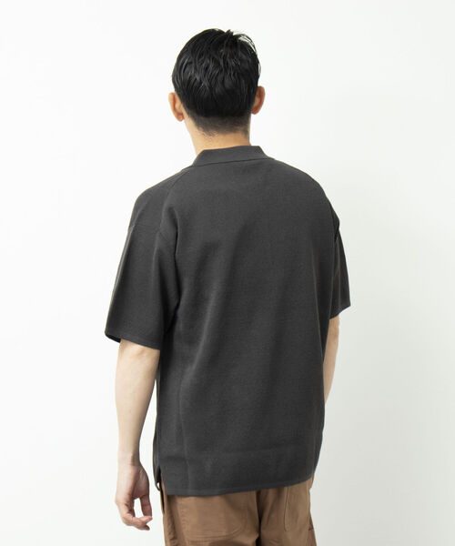 NOLLEY'S goodman（ノーリーズグッドマン）の「【WORK ABOUT/ワークアバウト】MILANO POLO-shirt ニットポロシャツ（ポロシャツ・メンズ・ロイヤルブルー/ダークネイビー/チャコールグレー/ベージュ・L/M）」の7枚目の写真