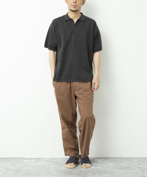 NOLLEY'S goodman（ノーリーズグッドマン）の「【WORK ABOUT/ワークアバウト】MILANO POLO-shirt ニットポロシャツ（ポロシャツ・メンズ・ロイヤルブルー/ダークネイビー/チャコールグレー/ベージュ・L/M）」の8枚目の写真