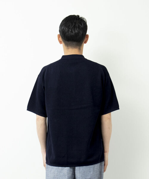 NOLLEY'S goodman（ノーリーズグッドマン）の「【WORK ABOUT/ワークアバウト】MILANO POLO-shirt ニットポロシャツ（ポロシャツ・メンズ・ロイヤルブルー/ダークネイビー/チャコールグレー/ベージュ・L/M）」の13枚目の写真