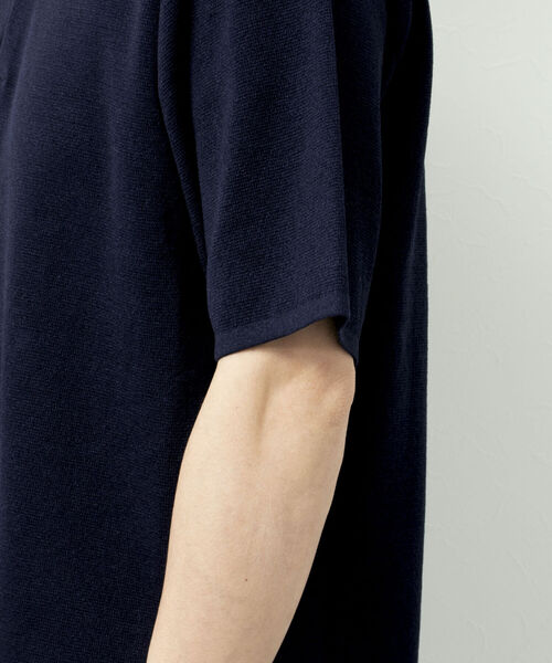 NOLLEY'S goodman（ノーリーズグッドマン）の「【WORK ABOUT/ワークアバウト】MILANO POLO-shirt ニットポロシャツ（ポロシャツ・メンズ・ロイヤルブルー/ダークネイビー/チャコールグレー/ベージュ・L/M）」の15枚目の写真