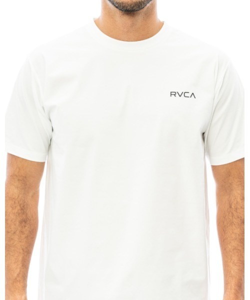 RVCA(ルーカ)の「RVCA メンズ 【SURF】 BALANCE INSTITUTE TEE Tシャツ【2023年夏モデル】/ルーカ半袖ラッシュガード(水着)(ラッシュガード・メンズ・ホワイト/ブラック/ブラックミックス・SMALL/MEDIUM/LARGE/X-LARGE)」の10枚目の写真