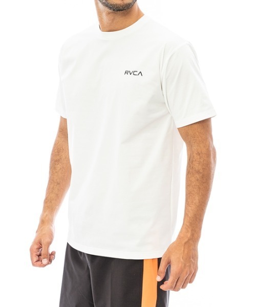 RVCA(ルーカ)の「RVCA メンズ 【SURF】 BALANCE INSTITUTE TEE Tシャツ【2023年夏モデル】/ルーカ半袖ラッシュガード(水着)(ラッシュガード・メンズ・ホワイト/ブラック/ブラックミックス・SMALL/MEDIUM/LARGE/X-LARGE)」の5枚目の写真