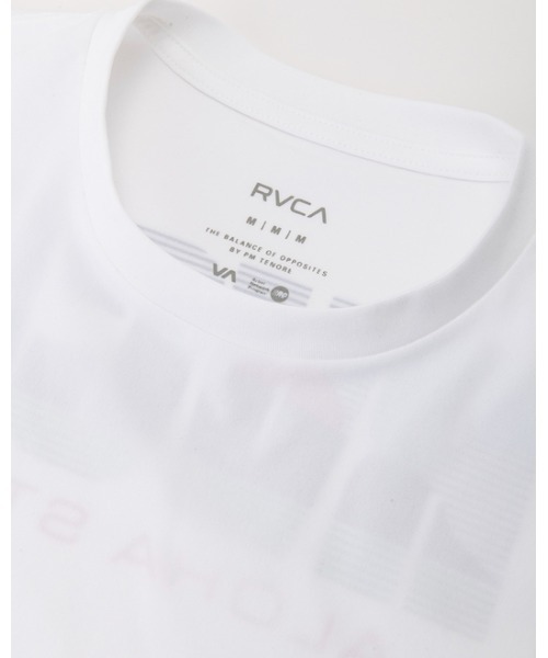 RVCA(ルーカ)の「RVCA メンズ 【SURF】 BALANCE INSTITUTE TEE Tシャツ【2023年夏モデル】/ルーカ半袖ラッシュガード(水着)(ラッシュガード・メンズ・ホワイト/ブラック/ブラックミックス・SMALL/MEDIUM/LARGE/X-LARGE)」の12枚目の写真