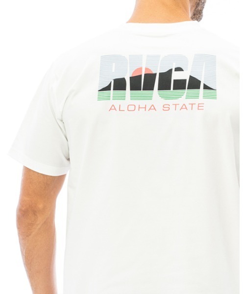 RVCA(ルーカ)の「RVCA メンズ 【SURF】 BALANCE INSTITUTE TEE Tシャツ【2023年夏モデル】/ルーカ半袖ラッシュガード(水着)(ラッシュガード・メンズ・ホワイト/ブラック/ブラックミックス・SMALL/MEDIUM/LARGE/X-LARGE)」の14枚目の写真