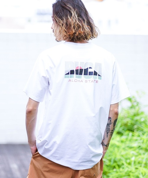 RVCA(ルーカ)の「RVCA メンズ 【SURF】 BALANCE INSTITUTE TEE Tシャツ【2023年夏モデル】/ルーカ半袖ラッシュガード(水着)(ラッシュガード・メンズ・ホワイト/ブラック/ブラックミックス・SMALL/MEDIUM/LARGE/X-LARGE)」の16枚目の写真