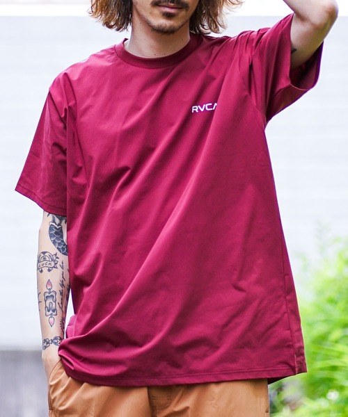 RVCA(ルーカ)の「RVCA メンズ 【SURF】 BALANCE INSTITUTE TEE Tシャツ【2023年夏モデル】/ルーカ半袖ラッシュガード(水着)(ラッシュガード・メンズ・ホワイト/ブラック/ブラックミックス・SMALL/MEDIUM/LARGE/X-LARGE)」の19枚目の写真