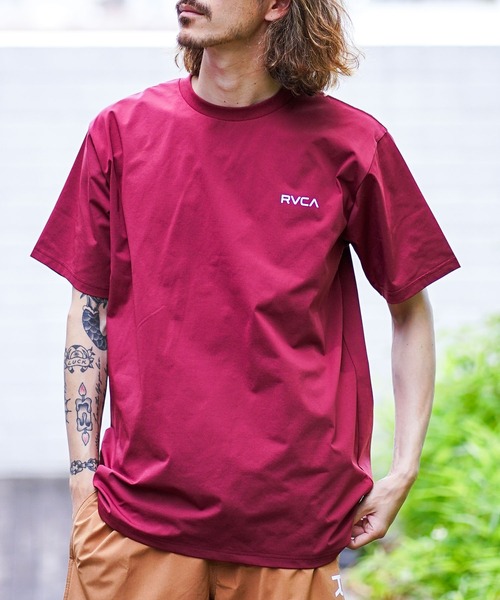 RVCA(ルーカ)の「RVCA メンズ 【SURF】 BALANCE INSTITUTE TEE Tシャツ【2023年夏モデル】/ルーカ半袖ラッシュガード(水着)(ラッシュガード・メンズ・ホワイト/ブラック/ブラックミックス・SMALL/MEDIUM/LARGE/X-LARGE)」の20枚目の写真