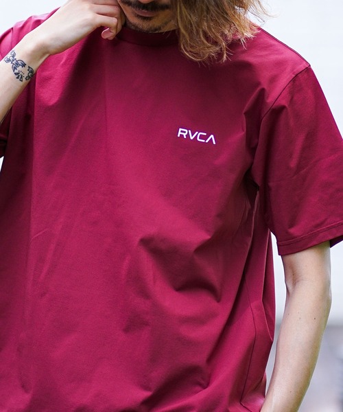 RVCA(ルーカ)の「RVCA メンズ 【SURF】 BALANCE INSTITUTE TEE Tシャツ【2023年夏モデル】/ルーカ半袖ラッシュガード(水着)(ラッシュガード・メンズ・ホワイト/ブラック/ブラックミックス・SMALL/MEDIUM/LARGE/X-LARGE)」の21枚目の写真