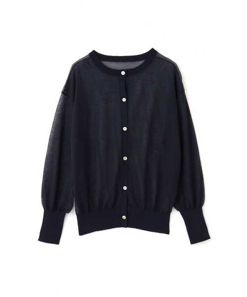 JILL STUART（ジルスチュアート）の「◆シアークルーネックカーディガン（カーディガン/ボレロ・レディース・ベージュ/パープル/ネイビー・FREE）」の18枚目の写真