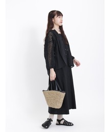 Samansa Mos2 | 【接触冷感】お出かけジレワンピース(ワンピース)