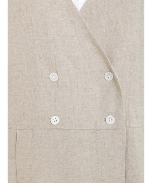 Samansa Mos2（サマンサ モスモス）の「【接触冷感】お出かけジレワンピース（ワンピース・レディース・キャメル/ベージュ/ブラック・ﾌﾘ-）」の21枚目の写真