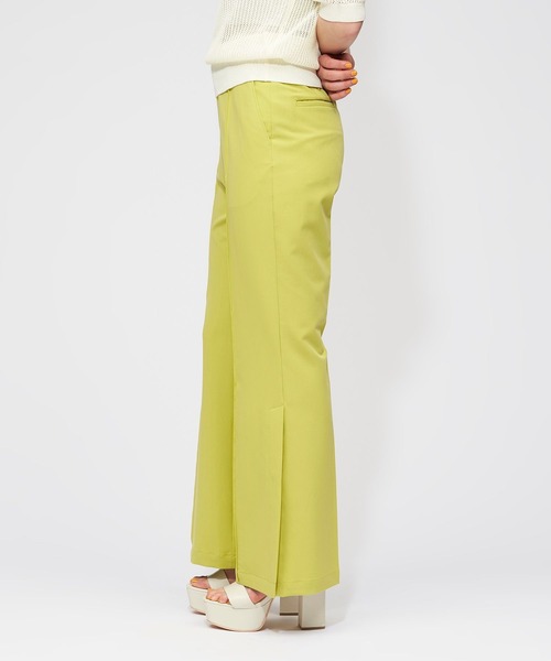 FOREVER 21(フォーエバー トゥエンティーワン)の「センタープレススリットパンツ(その他パンツ・レディース・ブラック/グリーン系その他2・MEDIUM/SMALL)」の10枚目の写真