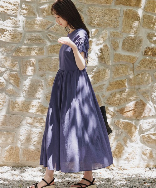 Andemiu（アンデミュウ）の「バックシャンボリュームワンピース962987（ワンピース・レディース・ブラック/オフホワイト/ブルー・FREE）」の13枚目の写真