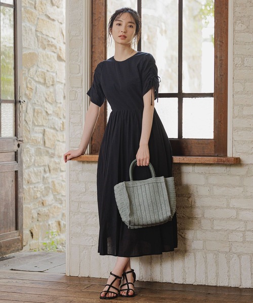 Andemiu（アンデミュウ）の「バックシャンボリュームワンピース962987（ワンピース・レディース・ブラック/オフホワイト/ブルー・FREE）」の17枚目の写真