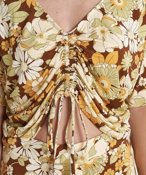 ロキシー レディース シャツ トップス Floral T-Shirt OUTLETRoxy ARTSY FLORAL TEE ウィメンズ 半袖Tシャツ