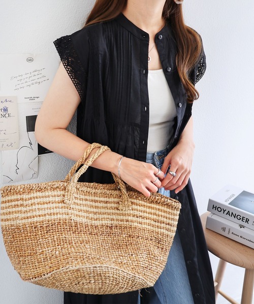 andme(アンドミー)の「インド綿ピンタックレース2WAYフレンチスリーブワンピース(ワンピース・レディース・ブラック/オフホワイト/ブラウン/ネイビー・M)」の9枚目の写真