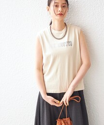 ＋81BRANCA | 81BRANCA:JUST ABOUT ノースリーブ TEE(Tシャツ/カットソー)