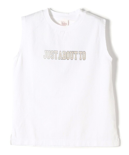 ＋81BRANCA（ハチイチブランカ）の「81BRANCA:JUST ABOUT ノースリーブ TEE（Tシャツ/カットソー・レディース・ホワイト/ベージュ・ONE SIZE）」の3枚目の写真
