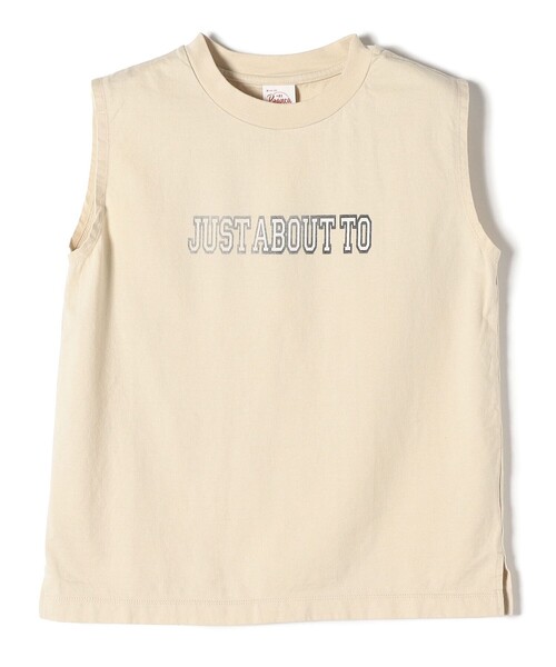 ＋81BRANCA（ハチイチブランカ）の「81BRANCA:JUST ABOUT ノースリーブ TEE（Tシャツ/カットソー・レディース・ホワイト/ベージュ・ONE SIZE）」の5枚目の写真