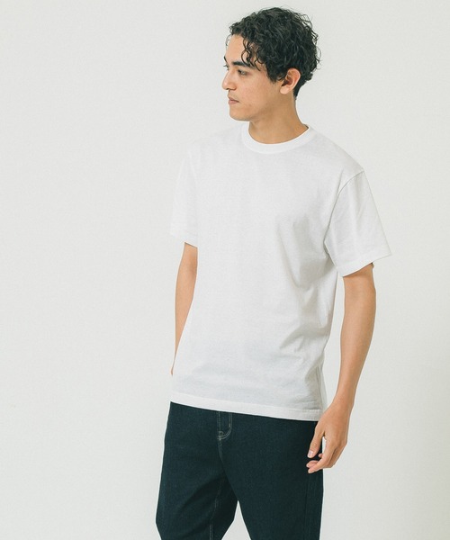 coca(coca)(コカ)の「ユニセックス【パックT】スラブコットンUネック(Tシャツ/カットソー・メンズ・ホワイト/ライトグレー/ブラック・M/L/XL/XXL)」の11枚目の写真