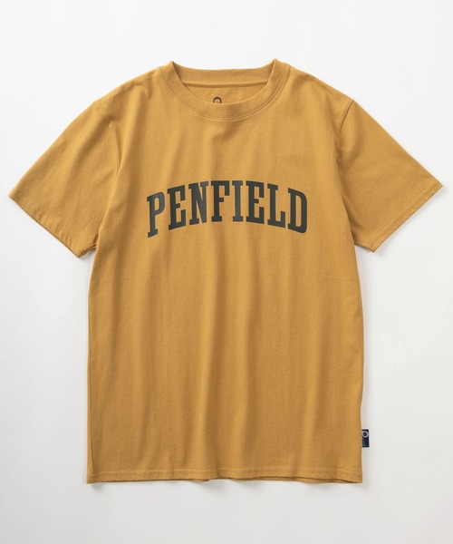 PEN FIELD(ペンフィールド)の「【PENFIELD/ペンフィールド】ブランドネーム アーチロゴ デザインTシャツ/半袖Tシャツ(Tシャツ/カットソー・メンズ・チャコールグレー/ライトブラウン/エメラルド・M/XL/L)」の9枚目の写真