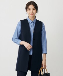 T/Rアルガンシルク ジレ