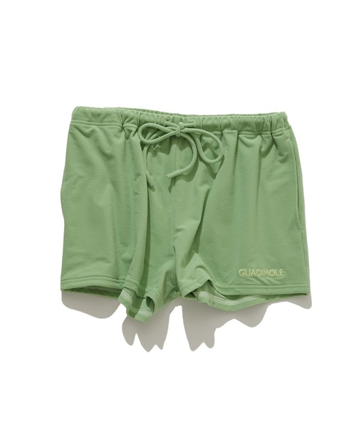 GUACAMOLE（ガカモレ）の「FUNCTIONAL PILE SHORT PANTS（ラッシュガード・レディース・ホワイト/オレンジ/ブルー・FREE）」の13枚目の写真