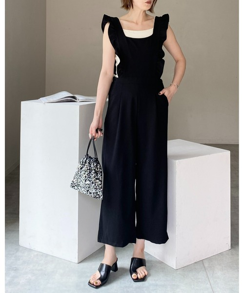 She's Closet（シーズクローゼット）の「2WAYキラキラビジュースパンコール巾着バッグ/ミニショルダーバッグ（ショルダーバッグ・レディース・ブラック/シルバー/マルチ・FREE）」の9枚目の写真