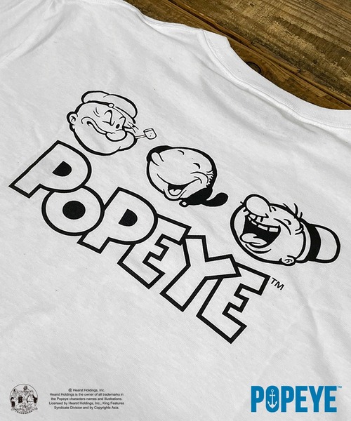 POPEYE(ポパイ)の「POPEYE 半袖Tシャツ(Tシャツ/カットソー・レディース・イエロー/ホワイト/ブラック・L/M/XL)」の6枚目の写真