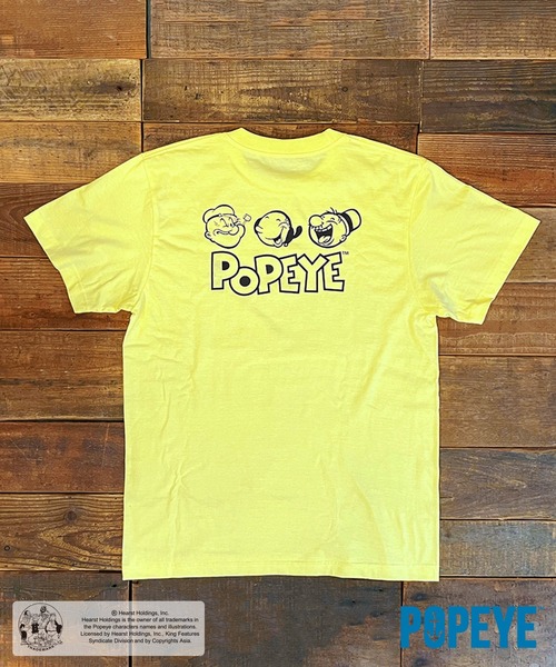 POPEYE(ポパイ)の「POPEYE 半袖Tシャツ(Tシャツ/カットソー・レディース・イエロー/ホワイト/ブラック・L/M/XL)」の10枚目の写真