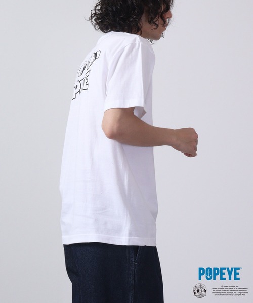 POPEYE(ポパイ)の「POPEYE 半袖Tシャツ(Tシャツ/カットソー・レディース・イエロー/ホワイト/ブラック・L/M/XL)」の15枚目の写真