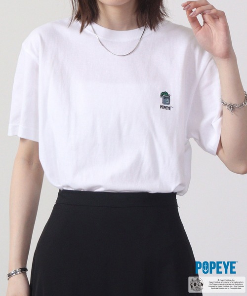 POPEYE(ポパイ)の「POPEYE 半袖Tシャツ(Tシャツ/カットソー・レディース・イエロー/ホワイト/ブラック・L/M/XL)」の22枚目の写真