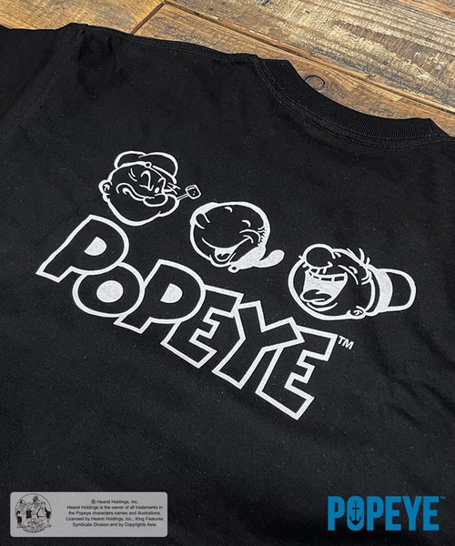 POPEYE(ポパイ)の「POPEYE 半袖Tシャツ(Tシャツ/カットソー・レディース・イエロー/ホワイト/ブラック・L/M/XL)」の7枚目の写真