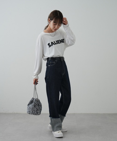COLONY 2139(コロニートゥーワンスリーナイン)の「ロールアップデニム(デニムパンツ・レディース・ネイビー・SMALL/MEDIUM/LARGE)」の21枚目の写真