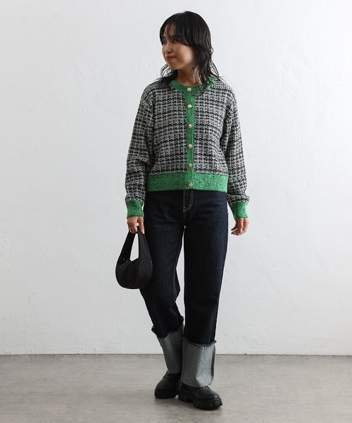 COLONY 2139(コロニートゥーワンスリーナイン)の「ロールアップデニム(デニムパンツ・レディース・ネイビー・SMALL/MEDIUM/LARGE)」の14枚目の写真