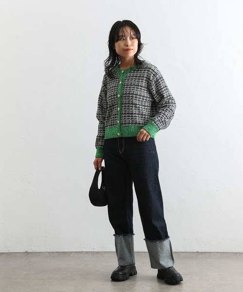 COLONY 2139(コロニートゥーワンスリーナイン)の「ロールアップデニム(デニムパンツ・レディース・ネイビー・SMALL/MEDIUM/LARGE)」の15枚目の写真