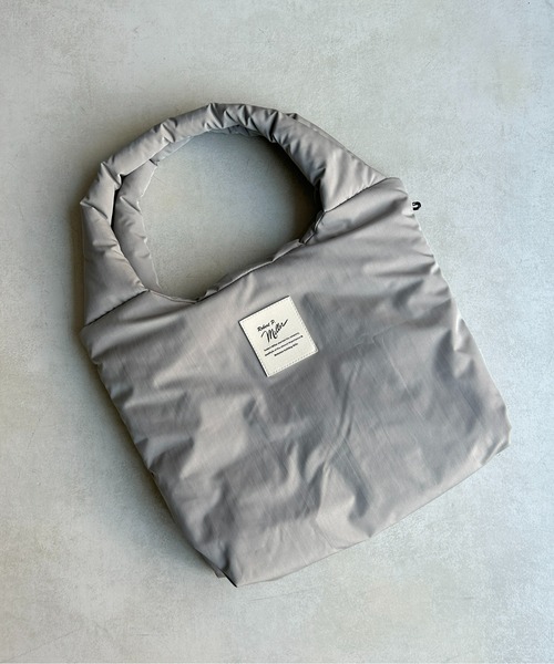 MILLER（ミラー）の「パフトートバッグ（トートバッグ・メンズ・ブラック/アイボリー/グレー・FREE）」の3枚目の写真