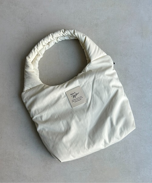 MILLER（ミラー）の「パフトートバッグ（トートバッグ・メンズ・ブラック/アイボリー/グレー・FREE）」の4枚目の写真