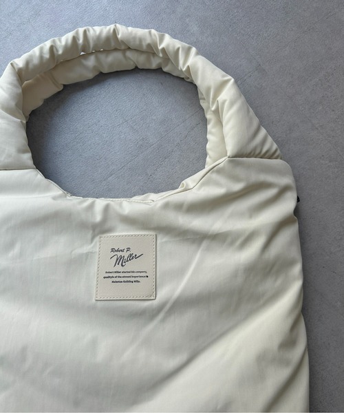 MILLER（ミラー）の「パフトートバッグ（トートバッグ・メンズ・ブラック/アイボリー/グレー・FREE）」の5枚目の写真